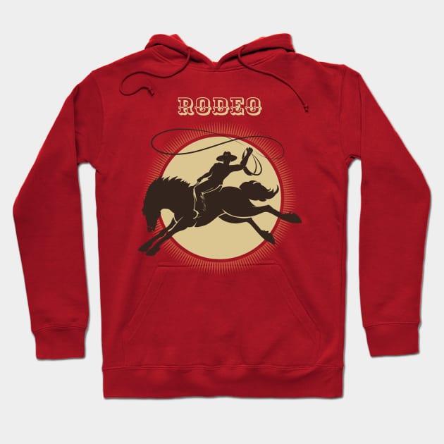 Rodeo Cowboy Hoodie by devaleta